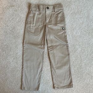 Khaki Dennis Uniform Straight-Leg Pants
